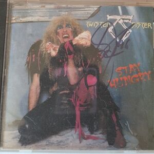 Twisted Sister "Stay Hungry" CD - Signed Cover (Black & Pink)